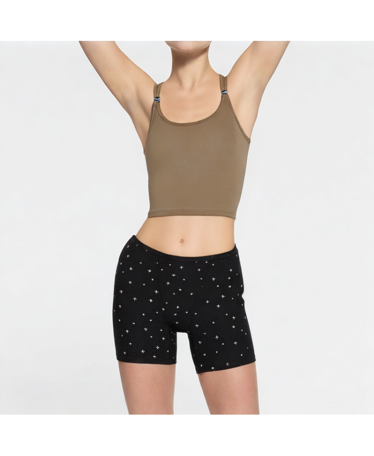 Metal Buckle Knitted Camisole Top