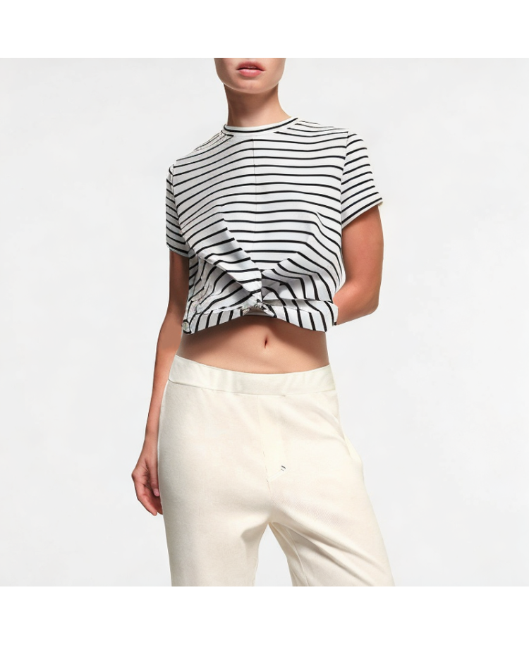 Short Striped Short Sleeve