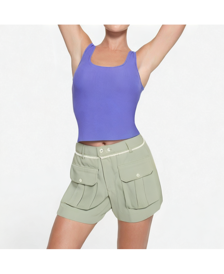 Trendy Casual Big Pocket Shorts