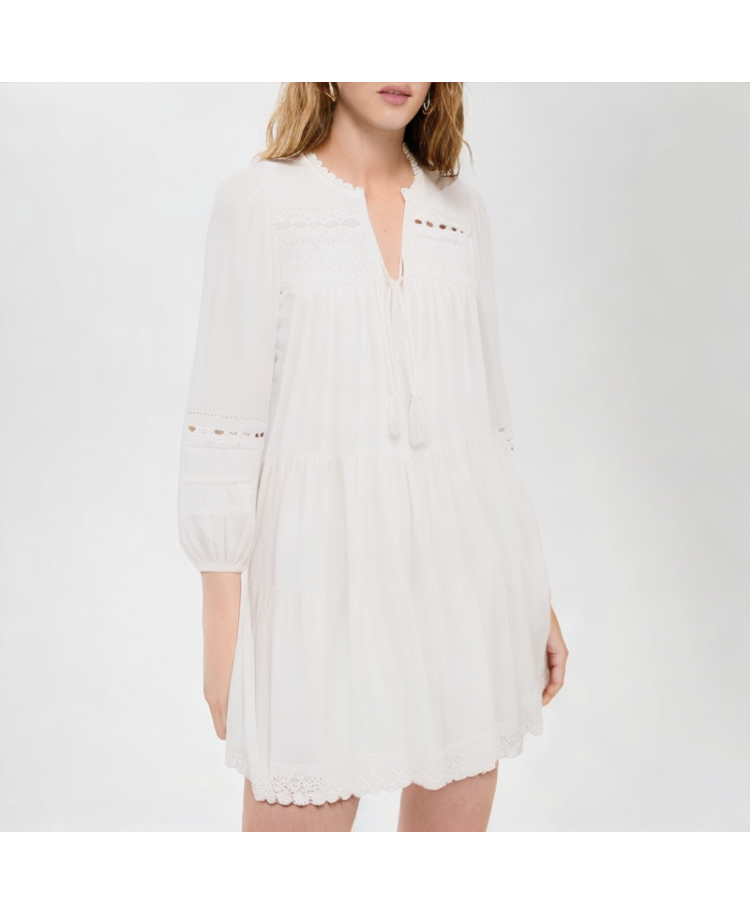 Retro White Dress