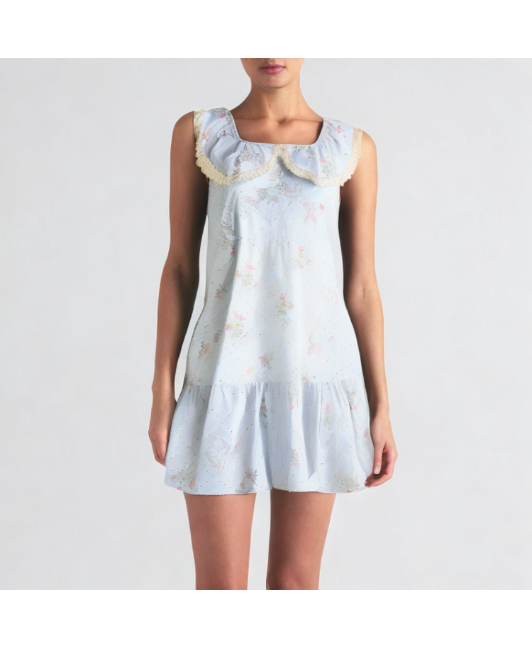 Jacquard Waist Dress