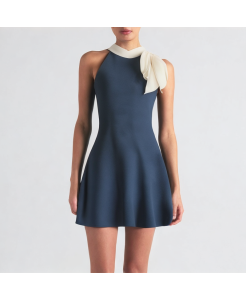 Bow Tie Halter Dress
