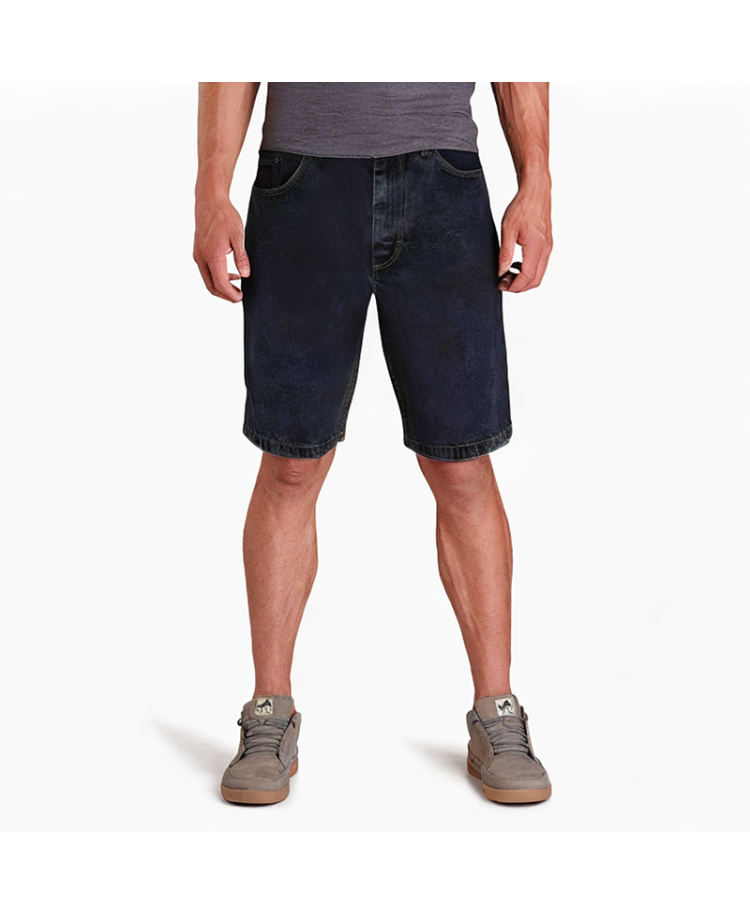 Men's Black Loose Denim Shorts
