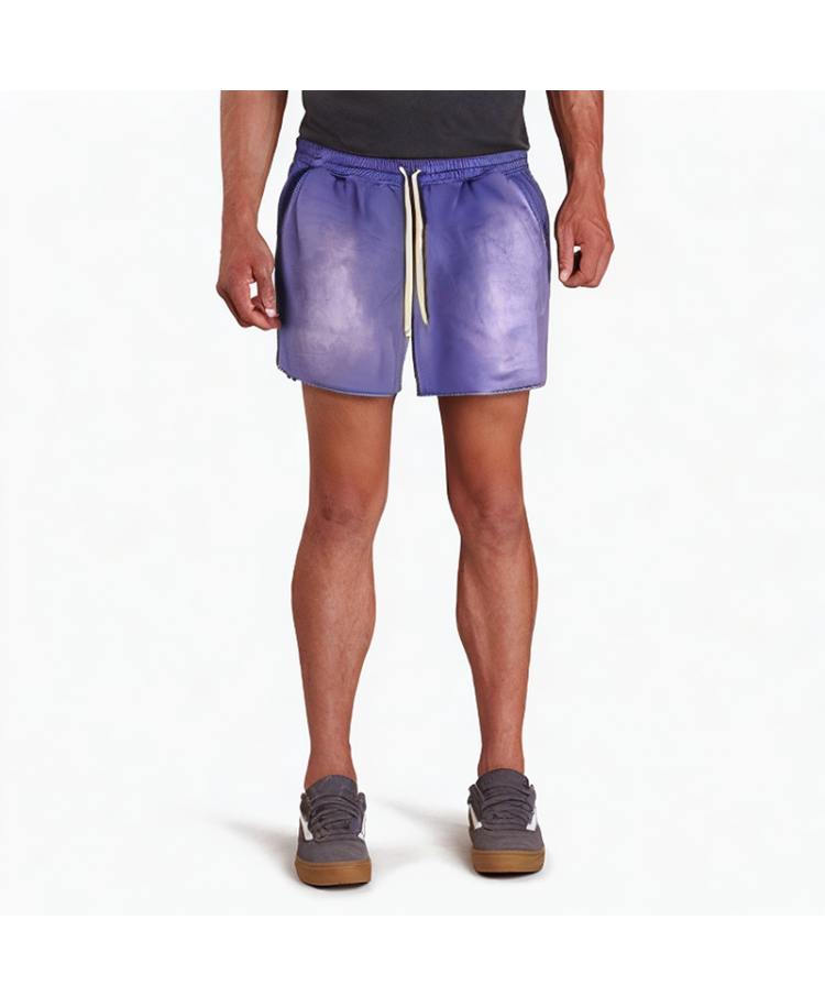 Men's Acid Washed Sports Shorts