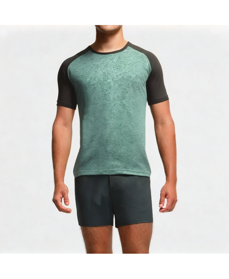 Summer Sports Round Neck Short Sleeve