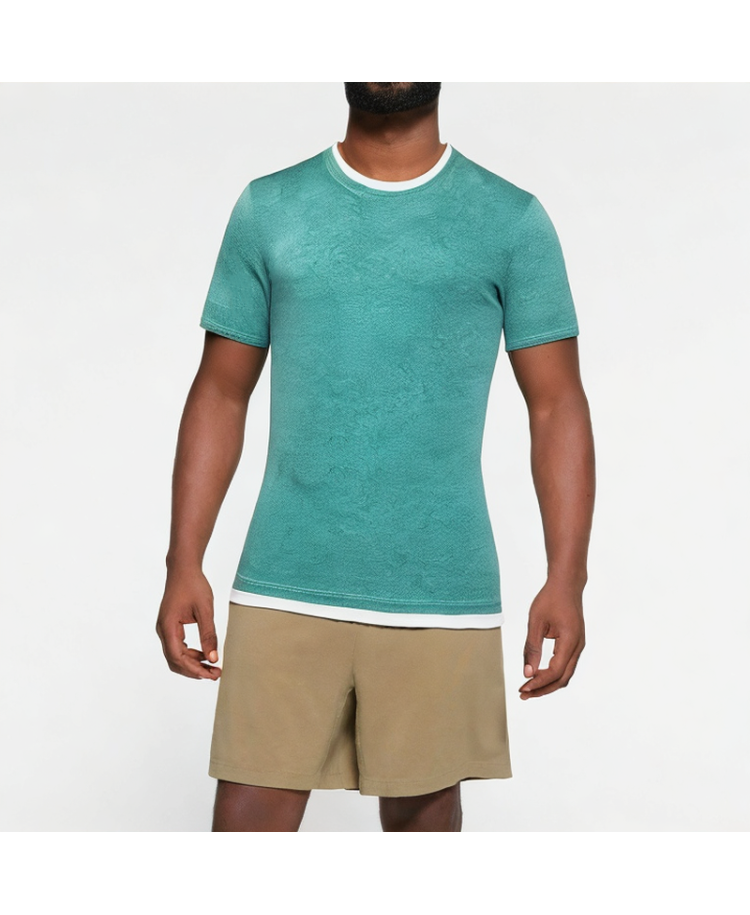 Men's Simple Quick-Drying Round Neck Short-Sleeve Shirt