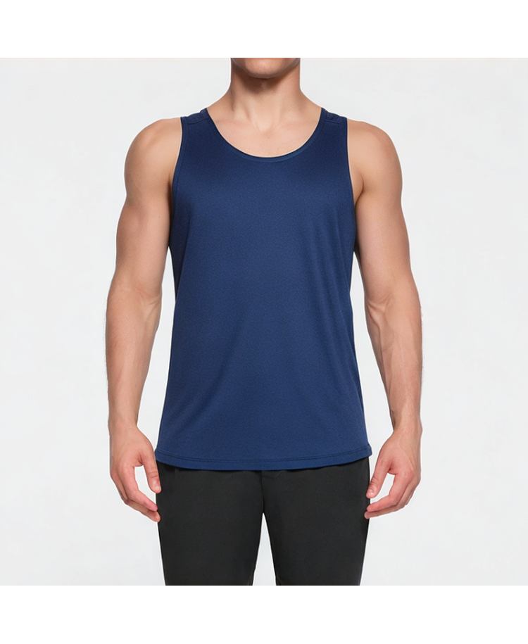 Men's Solid Color Sleeveless Vest