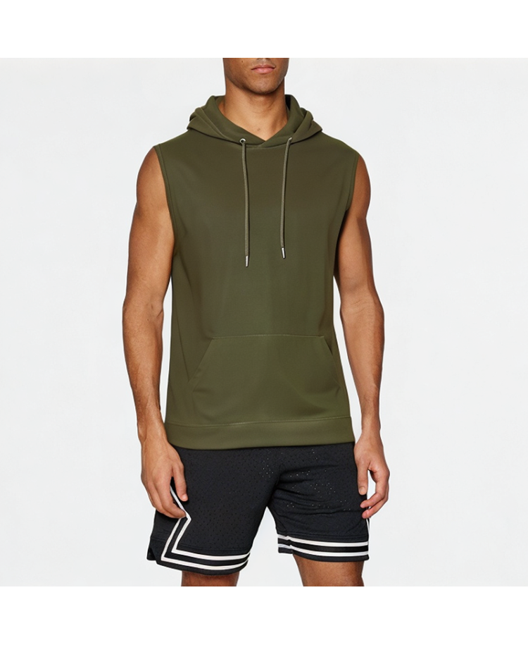 Men's Hooded Moisture Wicking Vest