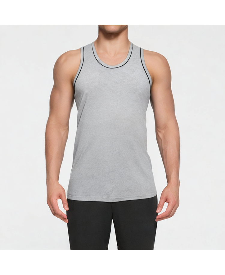 Men's Contrast Color Sports Fitness Vest